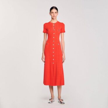 Sandro Women's knit maxi dress
